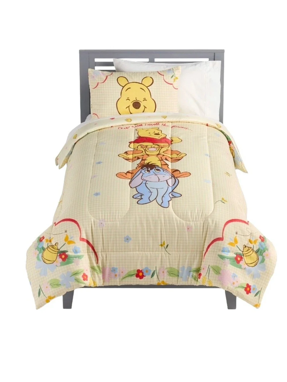 Disney Winnie the Pooh Eeyore Tigger Twin Comforter Set 2PC NWT